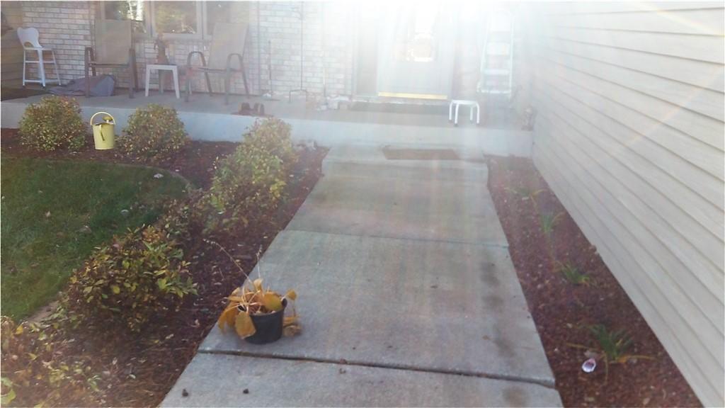 Leveling Sunken Concrete Walkway in Duluth, Minnesota Uneven Sidewalk
