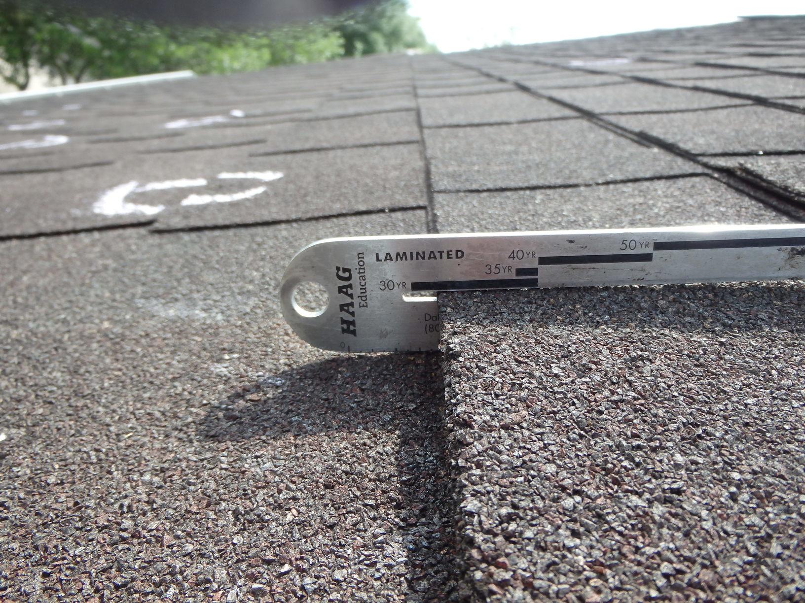 Insurance Claims Assistance New Roof In Sugar Land Tx Insurance Claim Shingle Gauge