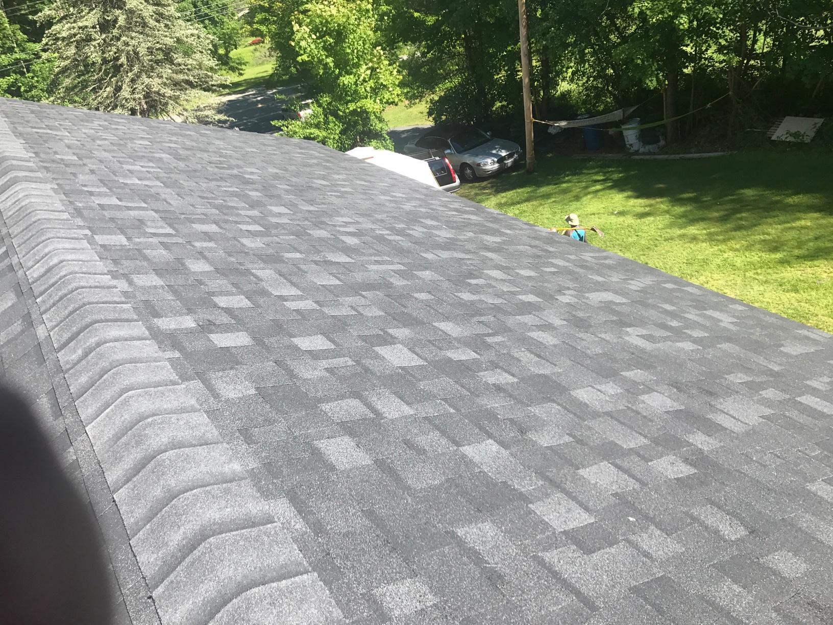 Roof Replacement Onyx Black Roofing Project Lebanon CT The Newly