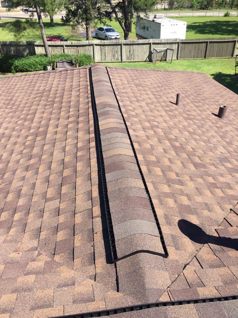 Roof Replacement Re Roof In Dickinson Tx Ridge Vent