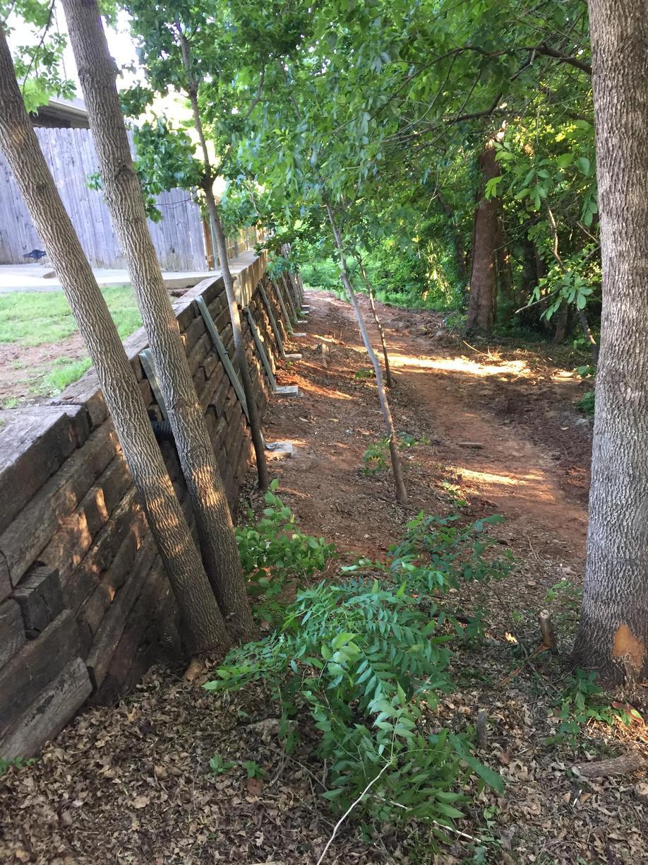 Bowing Retaining Wall in Edmond, Ok