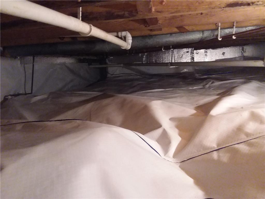 crawl space encapsulated pacific mo repair insulated