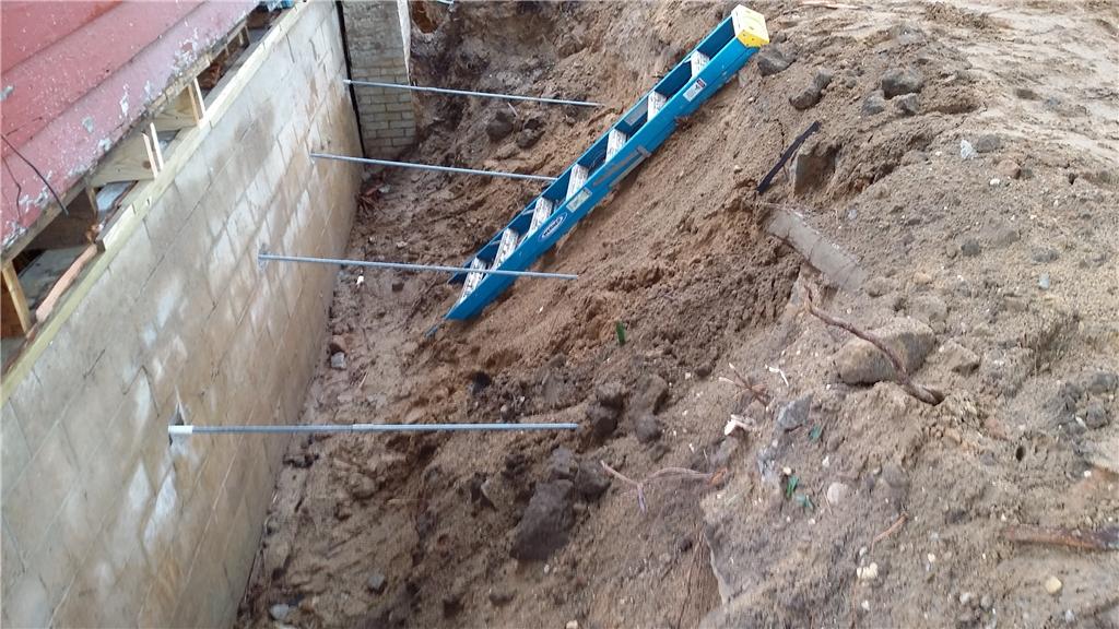 Foundation Repair Foundation Wall Anchors in Williamsburg, MI Wall