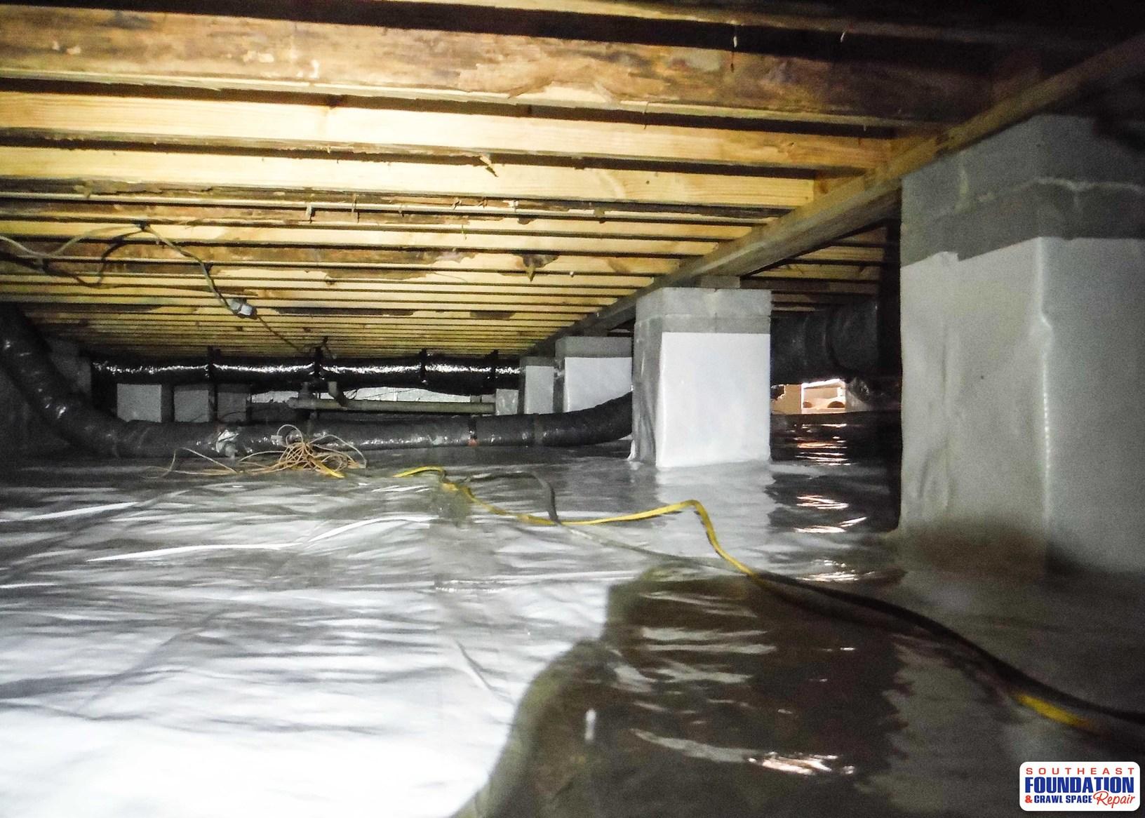 Crawl Space Repair - Transforming a Crawl Space in Tabor City, NC - Clean Crawl Space