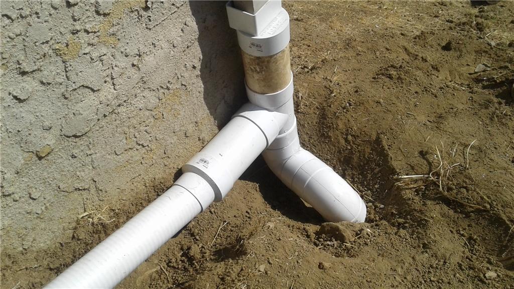 Crawl Space Repair French Drains Installed in Los Angeles, Ca. PVC