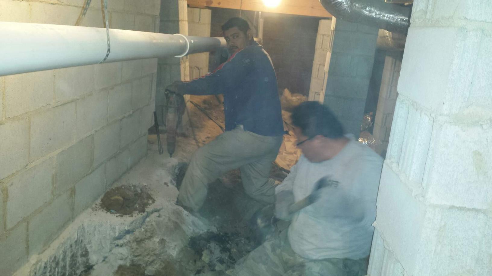 Foundation Repair Products Push Pier Installation in N. Augusta