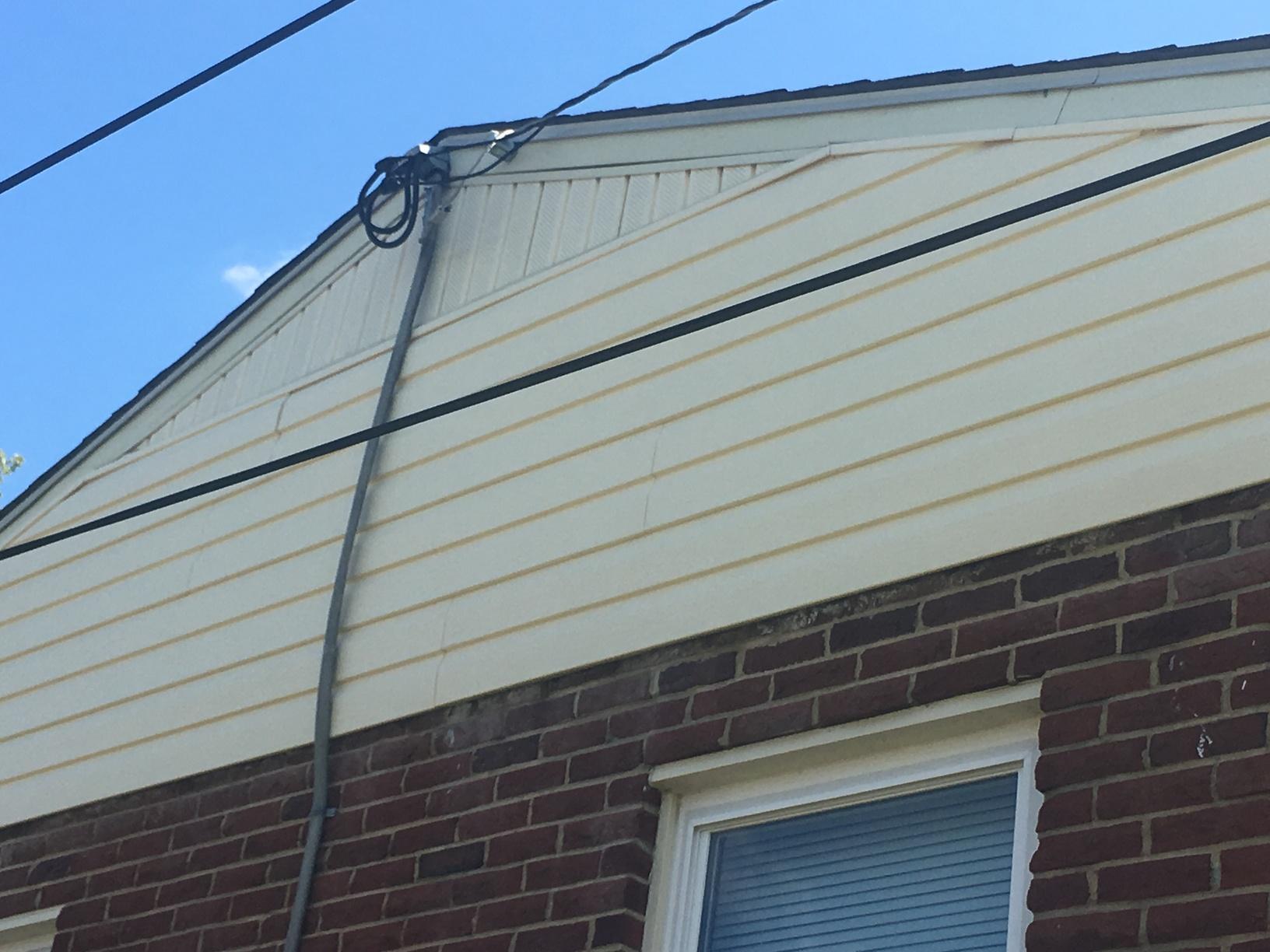 Gable Siding Replacement in Northeast Siding After Replacement