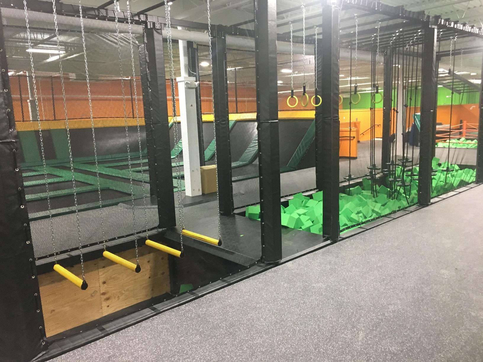 Residential Solutions Rockin Jump Trampoline Park Install In East Haven Ct Rockin Jump Trampoline Park Renovation In East Haven Connecticut