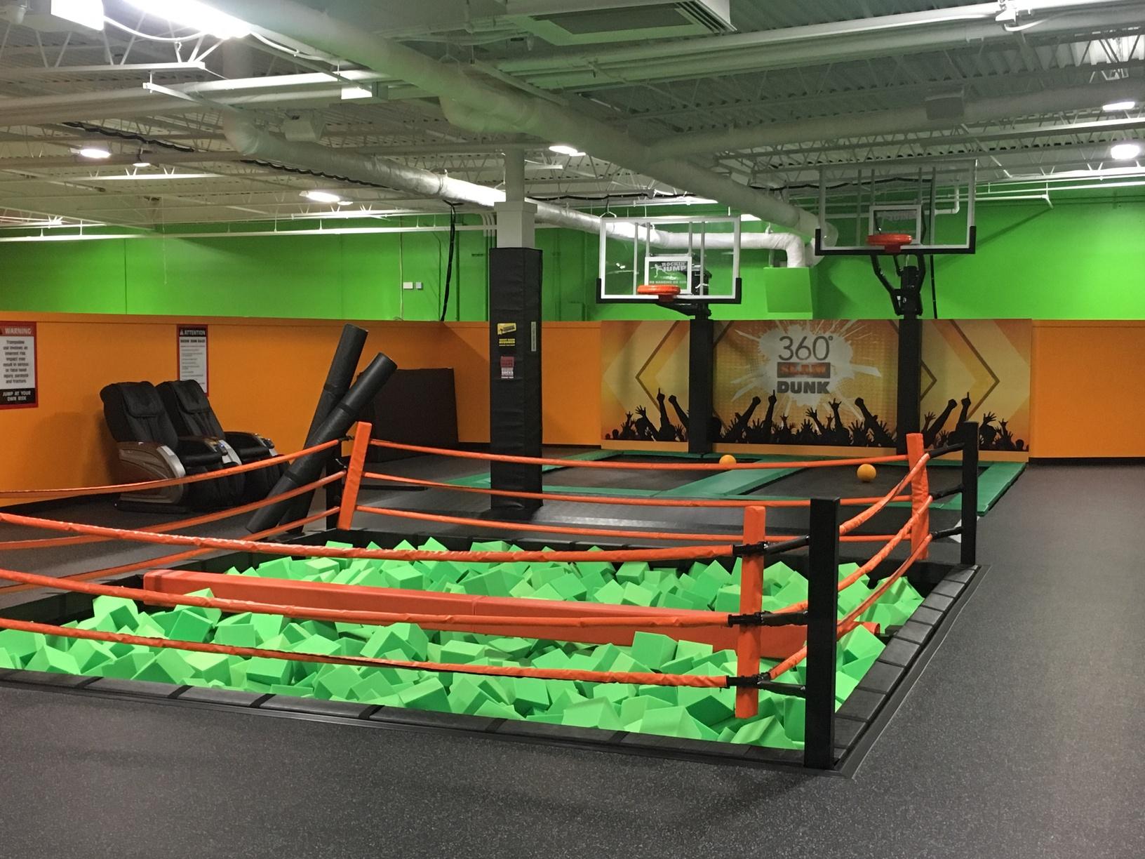 Residential Solutions Rockin Jump Trampoline Park Install in East