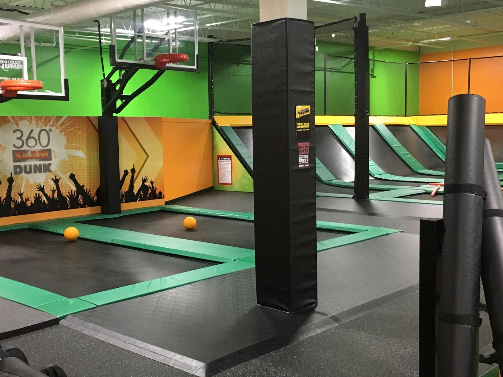 Residential Solutions Rockin Jump Trampoline Park Install in East