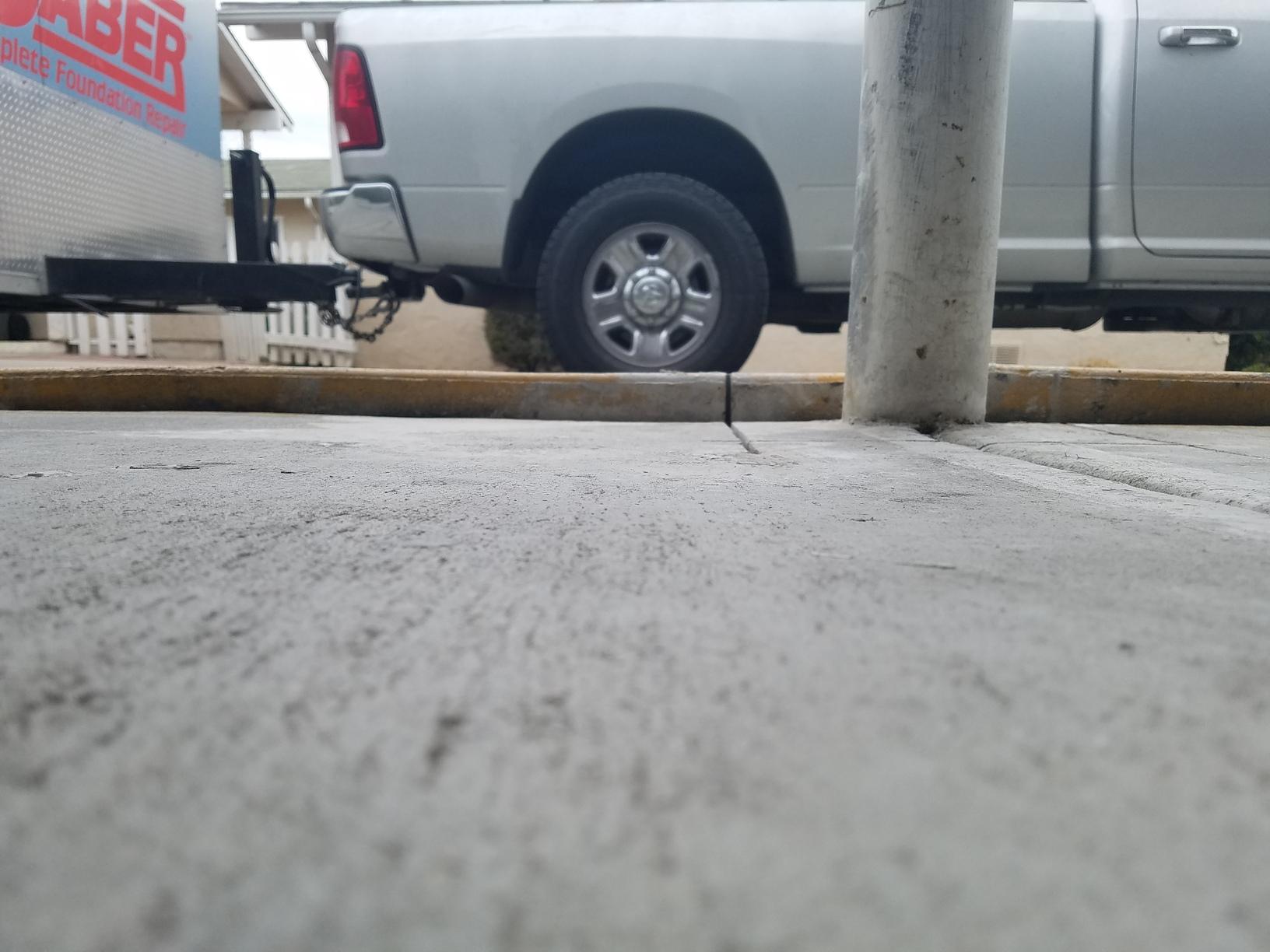 Concrete Lifting & Leveling PolyLevel and NexusPro Install in Escondido, Ca. Parking Area