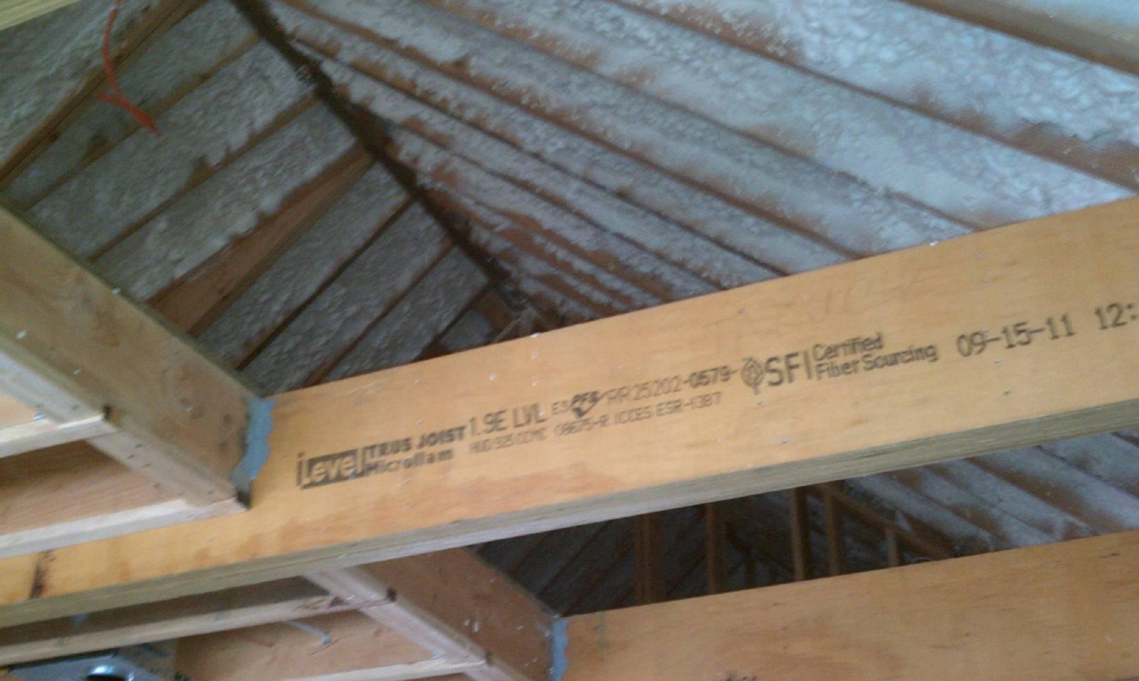Attic Insulation Highland Park Spray Foam Insulation Project This Roof Deck Is Now Fortified With Spray Foam Insulation