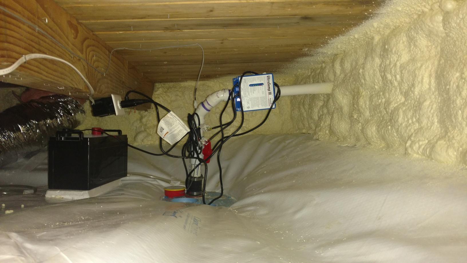 Crawl Space Repair Spray Foam Insulation in Sheridan, Oregon