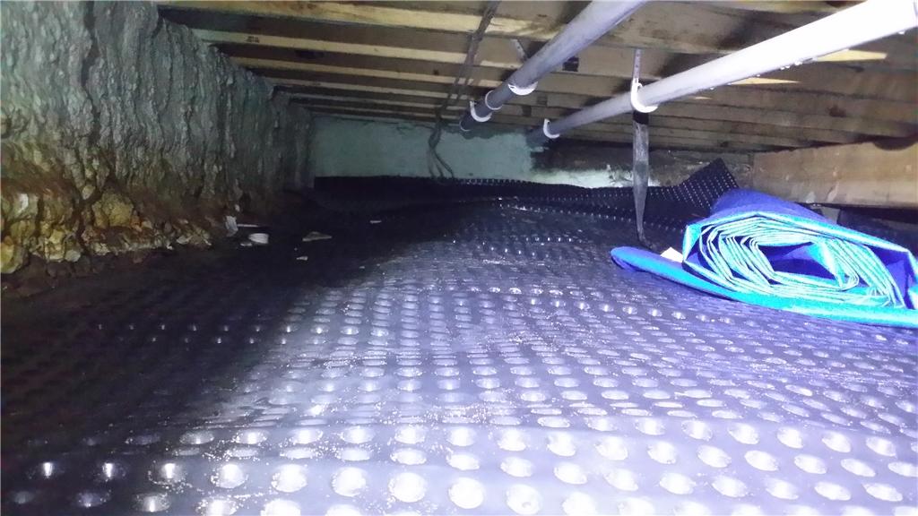 Crawl Space Repair - Very Wet Crawl Space Encapsulated In Greenbush, MI ...