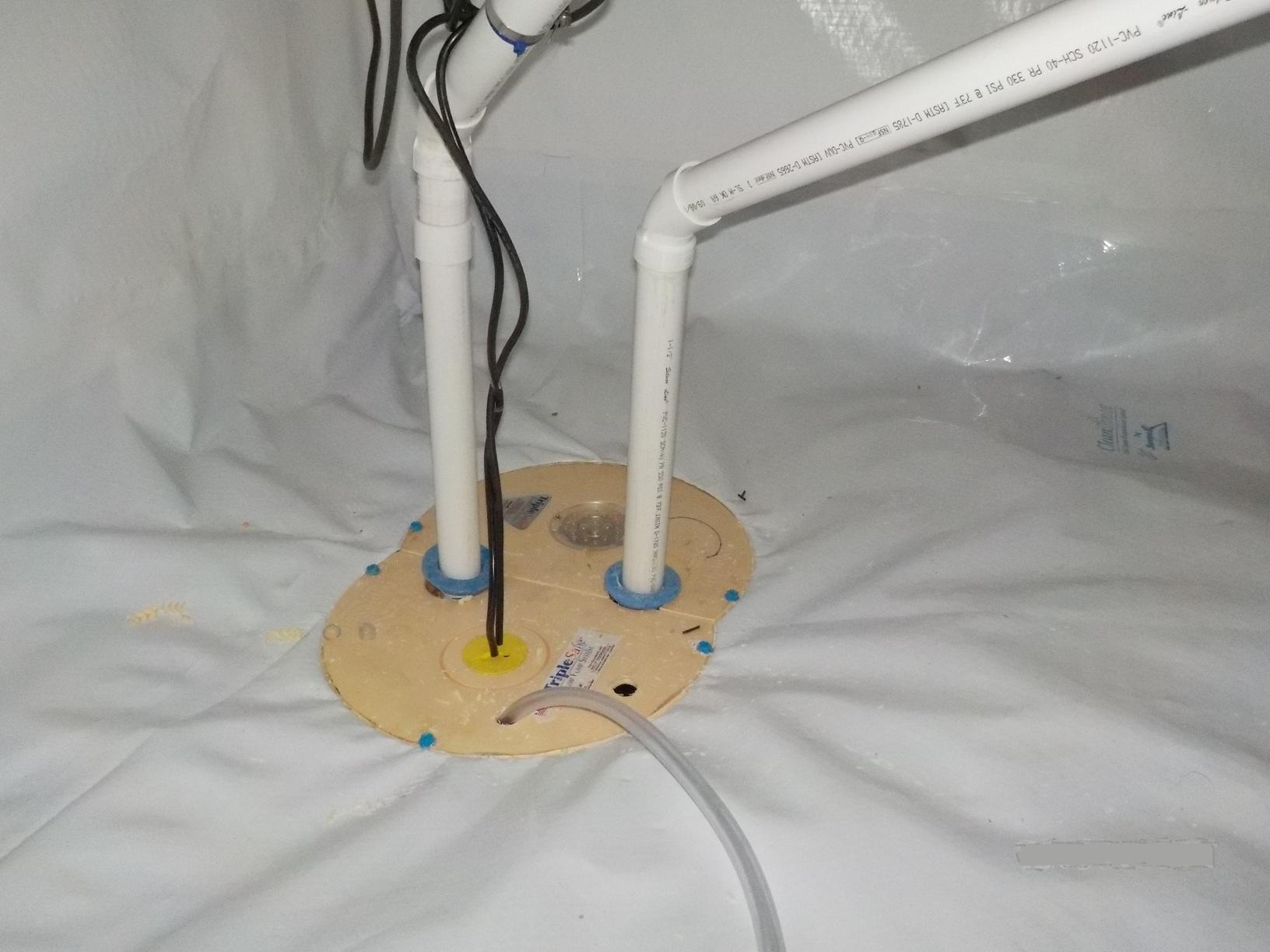 Mold Problems Crawl Space Clean Up in Clarksville Sump Pump