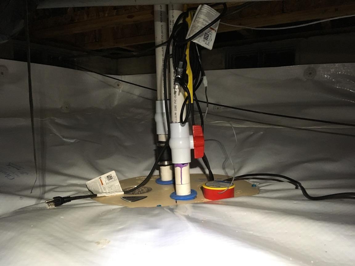 Crawl Space Repair Crawlspace Encapsulation in Hubbard, OR Sump pump
