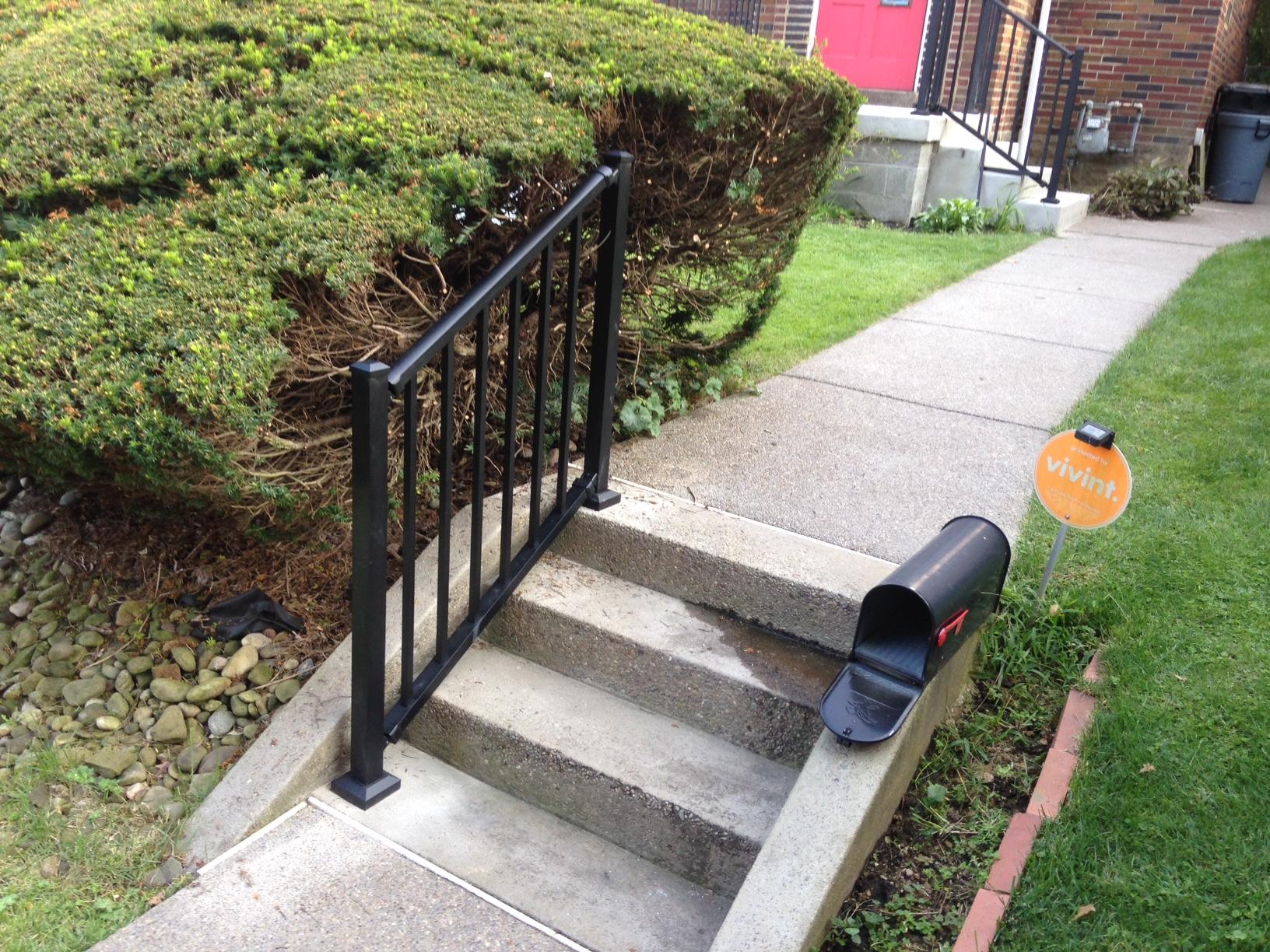 Handrails Tuscany Aluminum Railing Installation in Handrails Tuscany Aluminum Railing Installation in