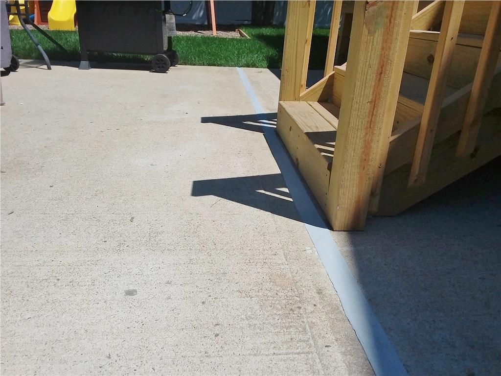 Concrete Lifting and Leveling Sinking Concrete Patio in Lanoka Harbor, NJ After PolyLevel