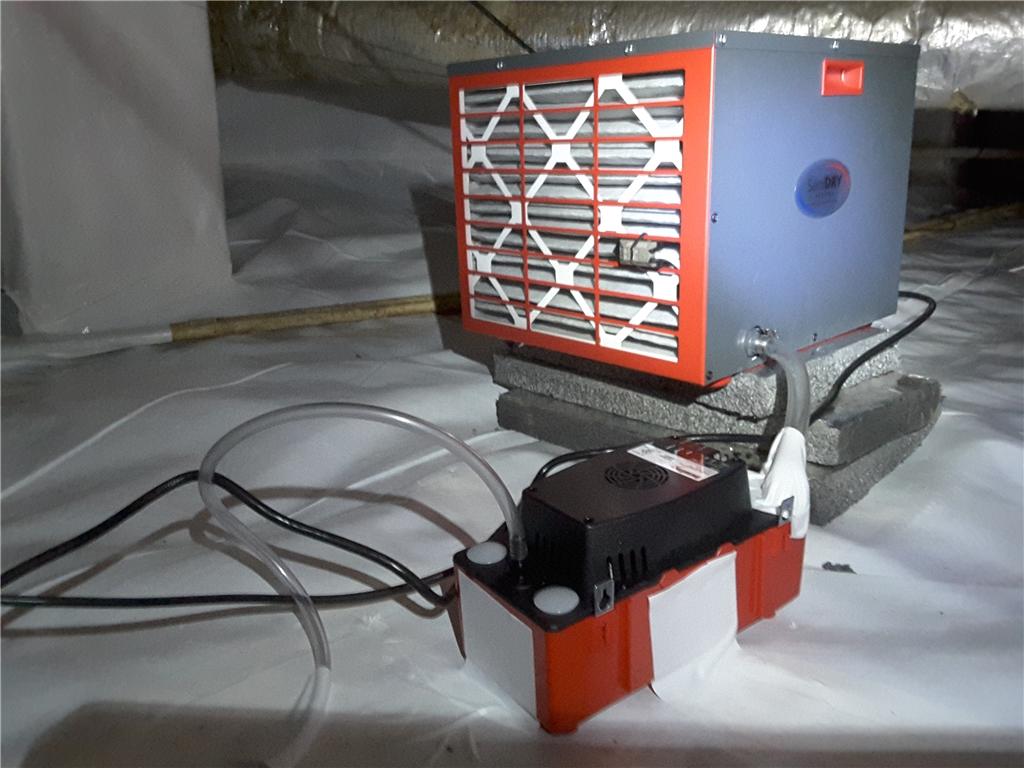 Crawl Space Repair CleanSpace Encapsulation in Macon, GA SaniDry