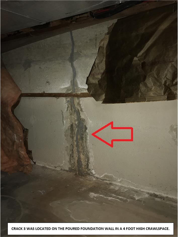 Basement Waterproofing Multiple Crack Repairs in Basement and