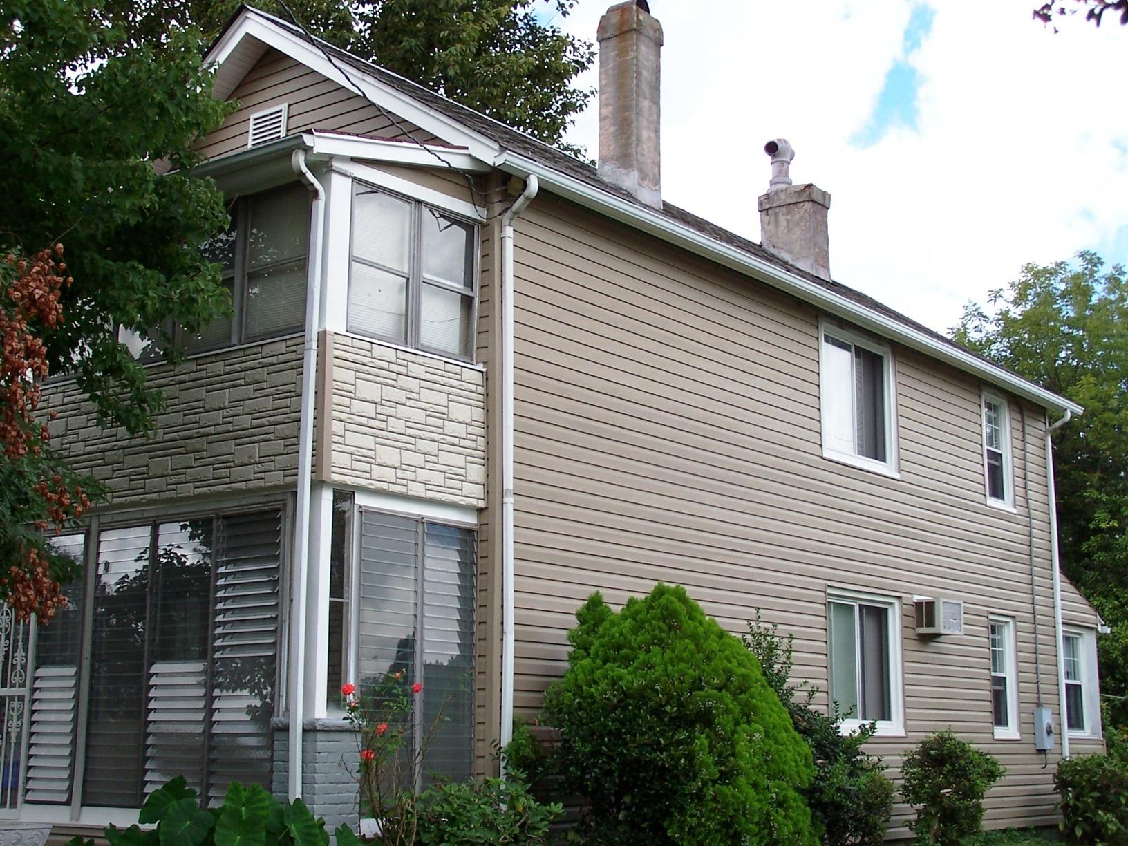 Types of Roofing Replaced Old Siding Siding Installation