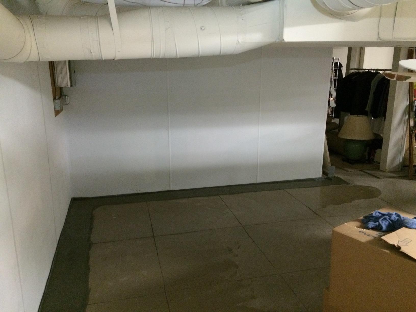 Basement Waterproofing Brightwall Job In Lake Oswego, OR Basement