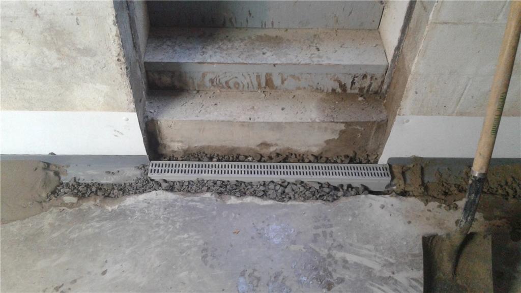 Basement Waterproofing WaterGuard installation in Watsontown, PA