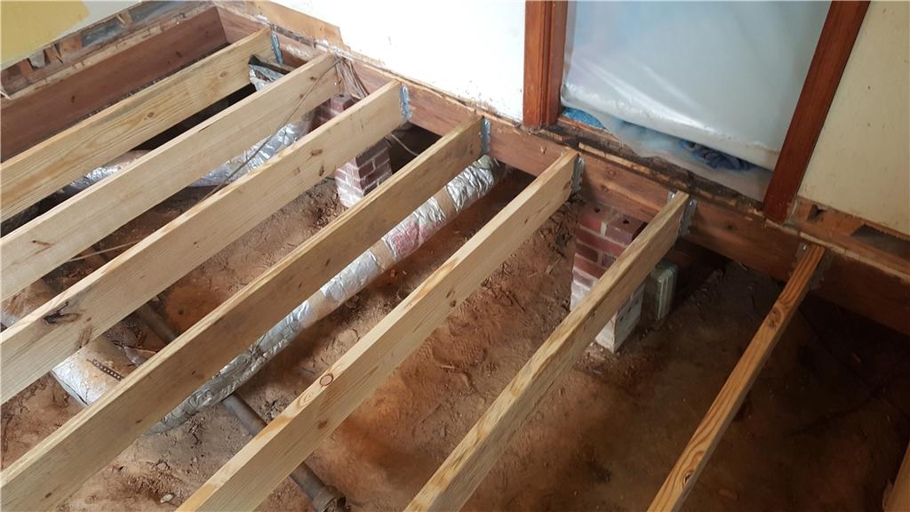 Subfloor Repair And Replace In Alexis Nc During Production