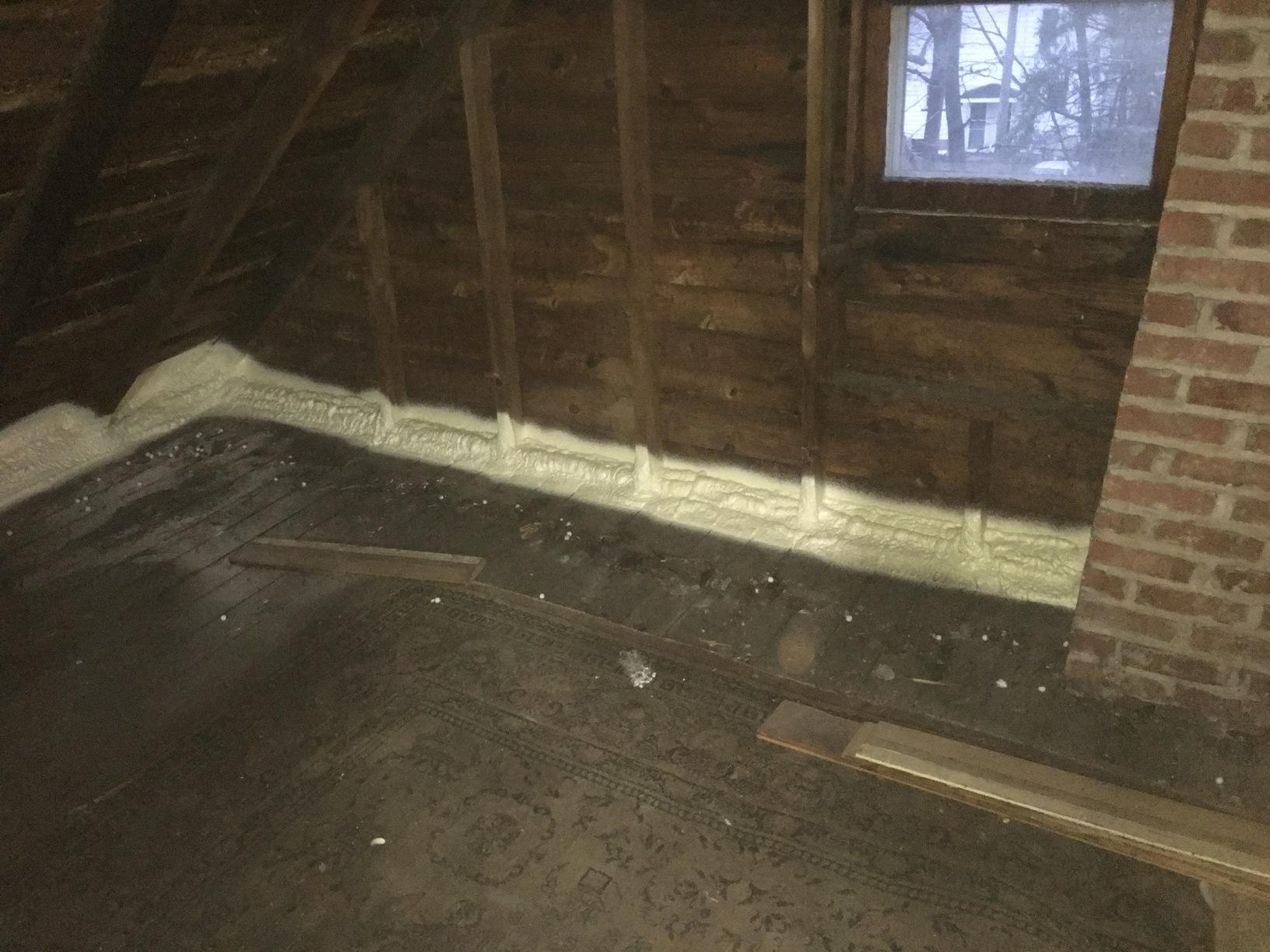 Insulation Air Sealing Treating A Walk Up Attic In Rochester Ny Walk Up Attic