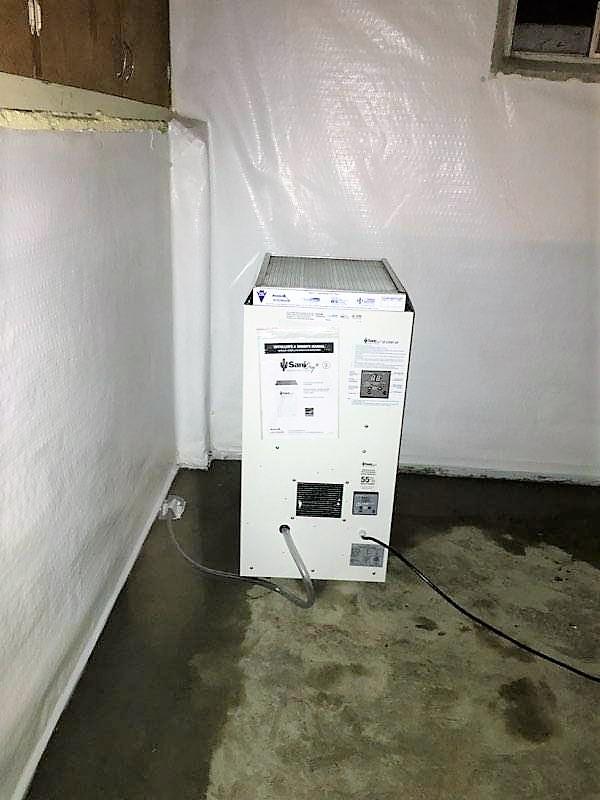 Basement Waterproofing - Stayton, OR Basement Waterproofed - SaniDry XP