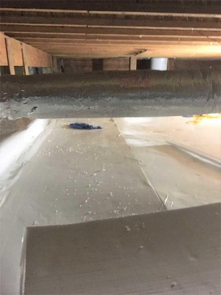 Crawl Space Repair Installing Cleanspace in Philomath, OR Crawlspace