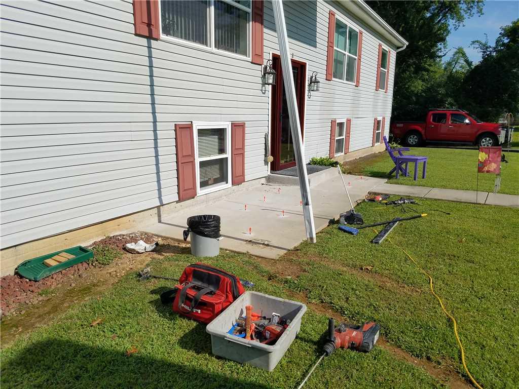 Concrete Lifting and Leveling PolyLevel and Nexus Pro are the Tag