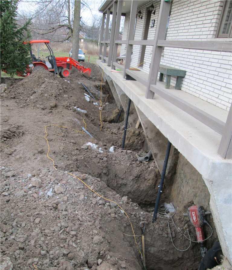 Foundation Repair Stabilization of Foundation in Pincourt, Qc