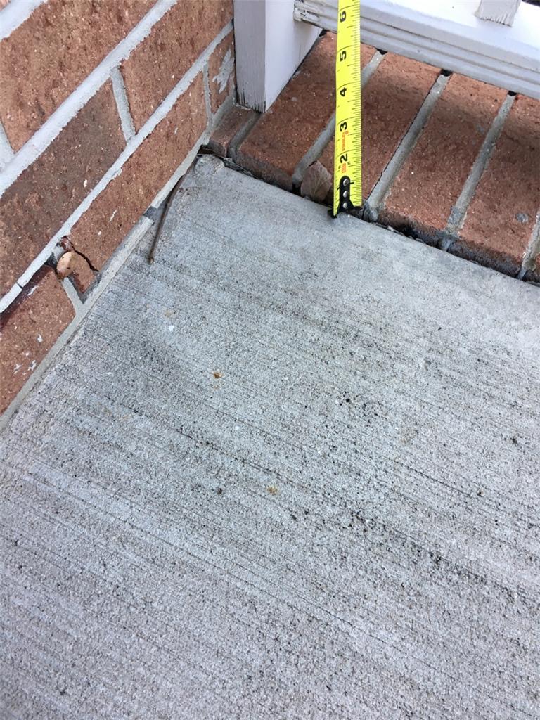 Concrete Lifting and Leveling Front Porch Settling in Hillsborough
