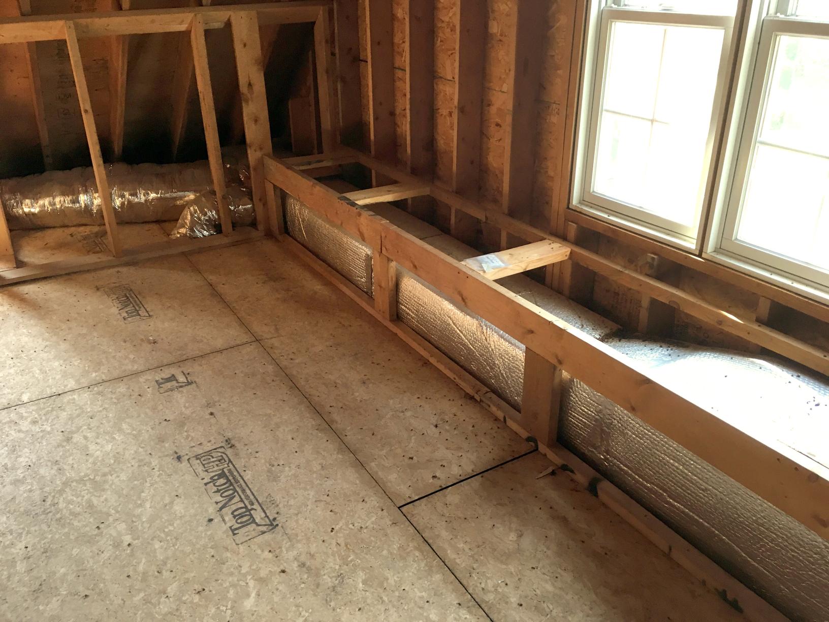 Insulation Services Insulating Attic In Modena Ny Window Seat In Finished Attic