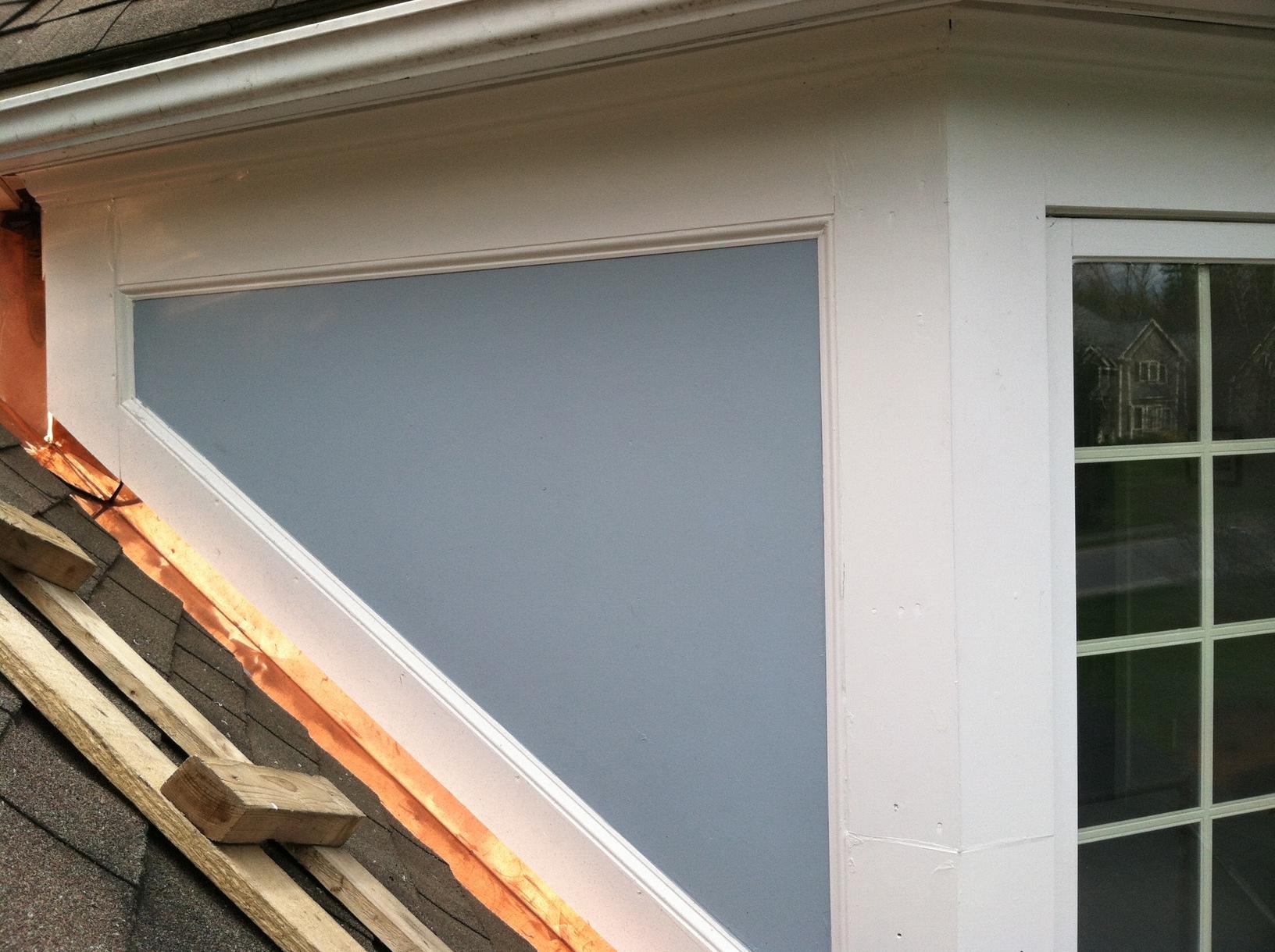 Custom Siding Copperwork In Wellesley Ma Newly Installed Copper Flashing