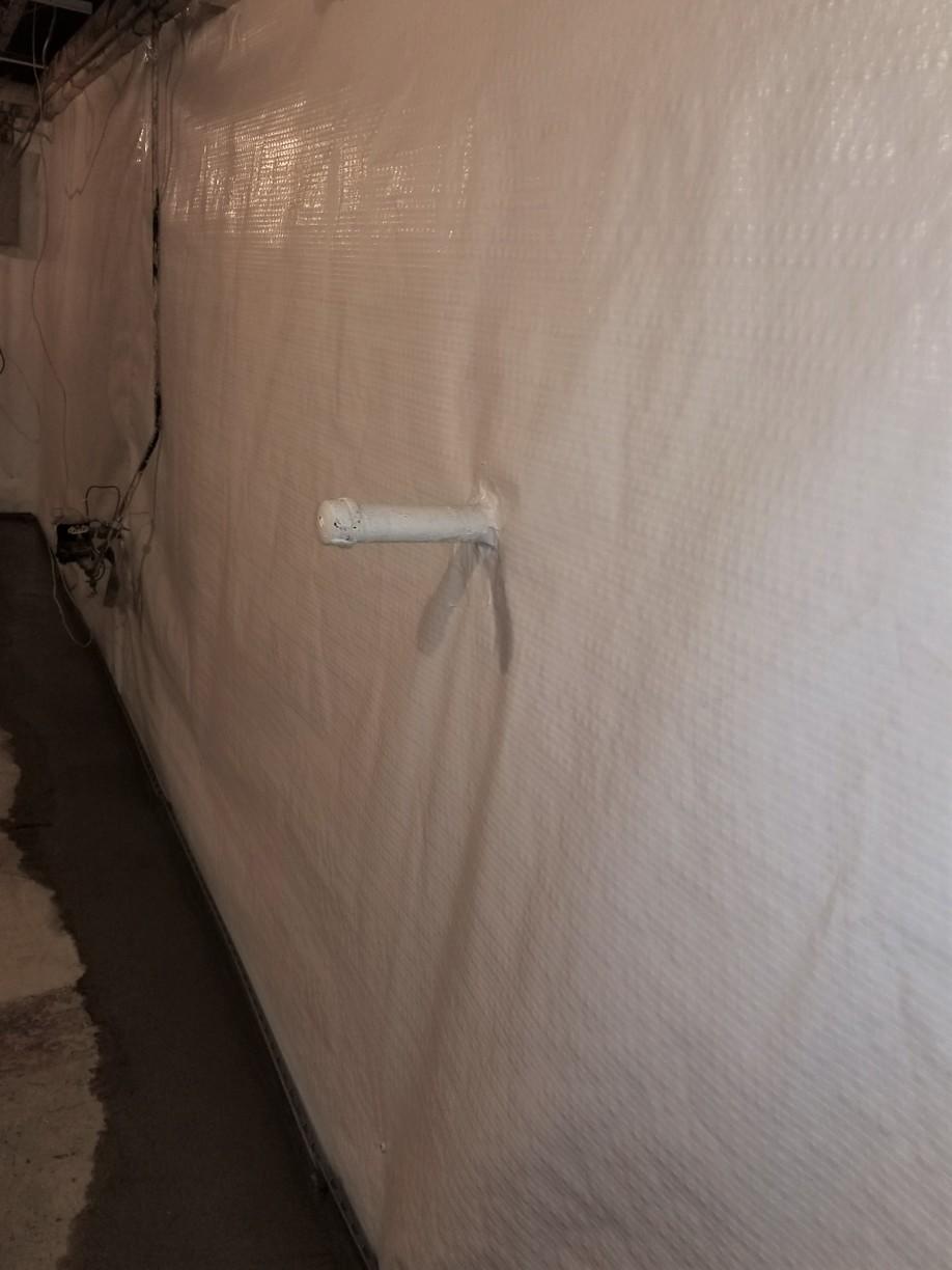 Basement Waterproofing Waterproofing System with Battery BackUp in