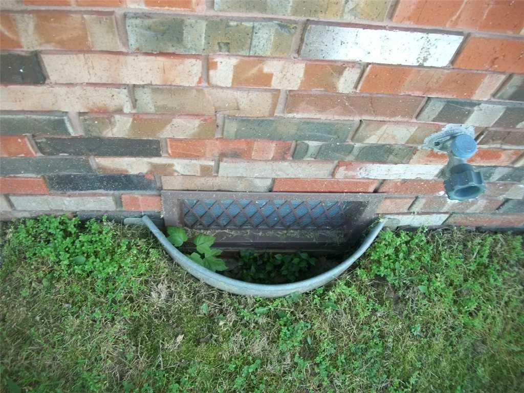 dirt crawl window space well filled debris greenfield moisture musty smell repair excessive