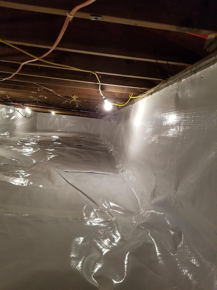 Crawl Space Waterproofing In Moundsville Wv Crawl Space Drainage Matting