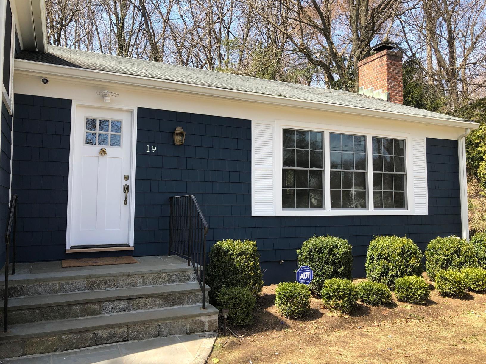 Gutter Installation Siding And Trim New Windows Maibec Cedar Siding Azek Trim Greenwich Ct