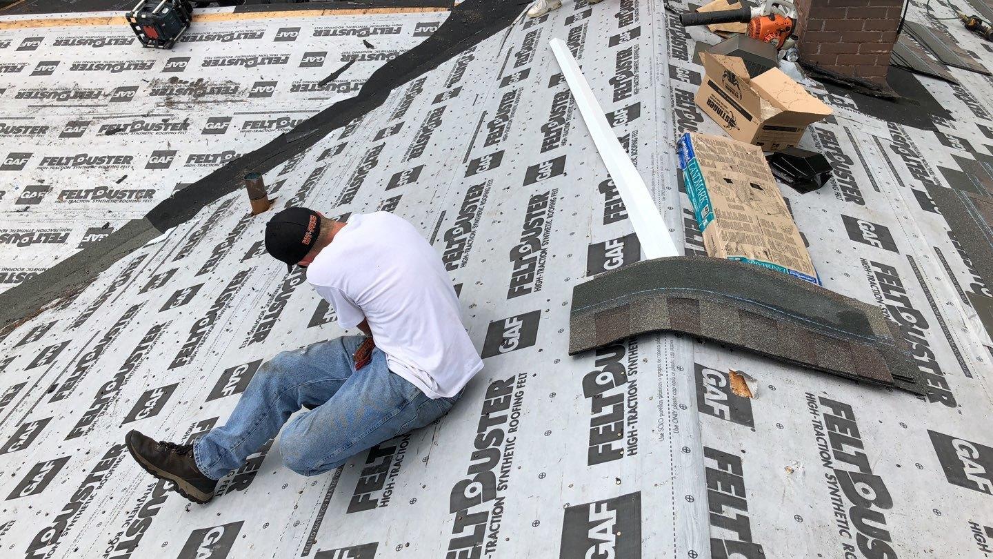 Roof Repair Hail Damage in Antioch, IL Underlayment