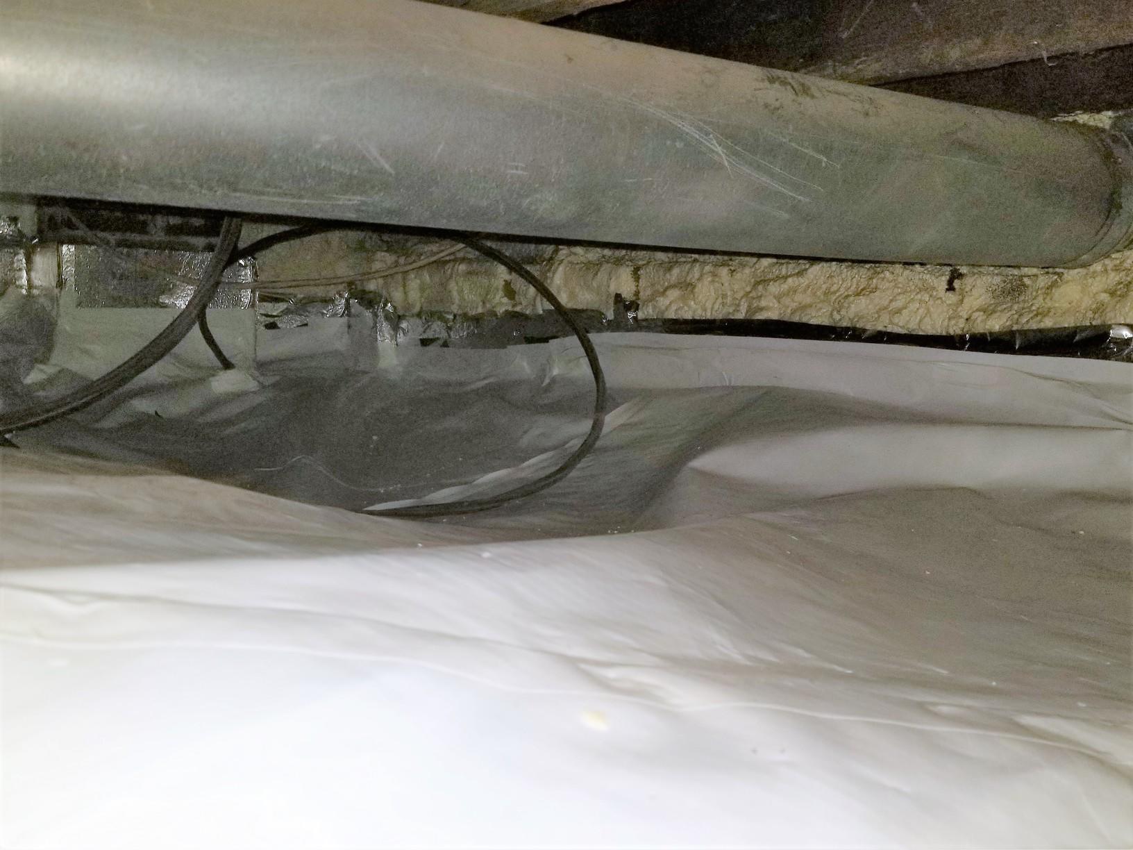 Crawl Space Repair Properly Sealed & Insulated Crawl Space in Latrobe