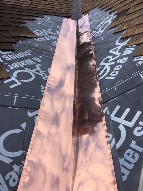 Types Of Roofing Shingle Roof Valley Repair In Waban Ma New Copper Valley