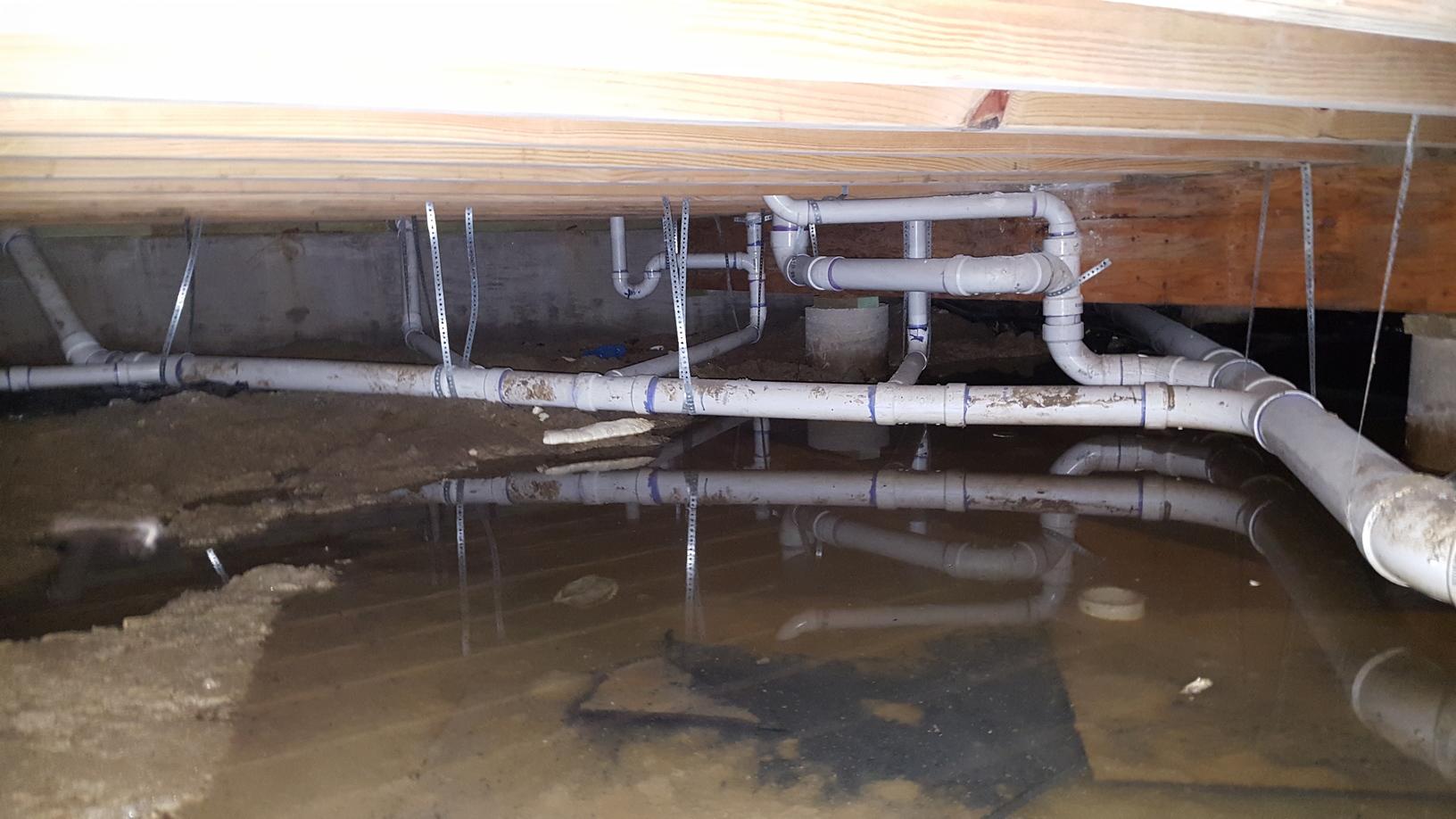 Olympic Restoration Systems Crawl Space Repair Wet Crawl Space