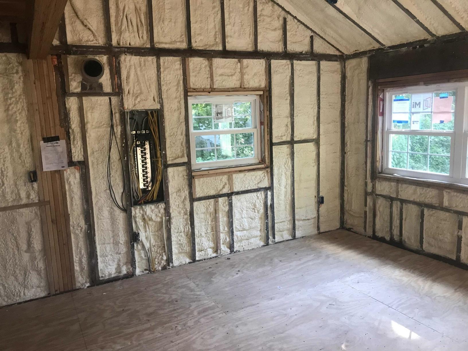 Spray Foam Insulation Two Awesome New Construction Home Insulations