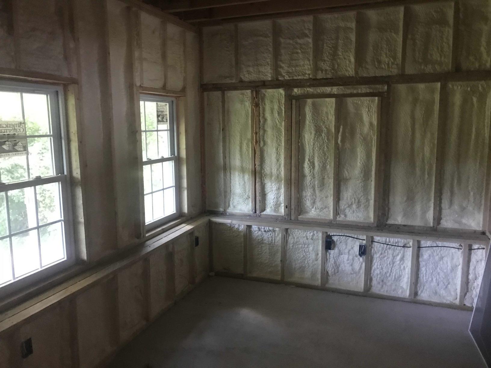 Spray Foam Insulation Two Awesome New Construction Home Insulations