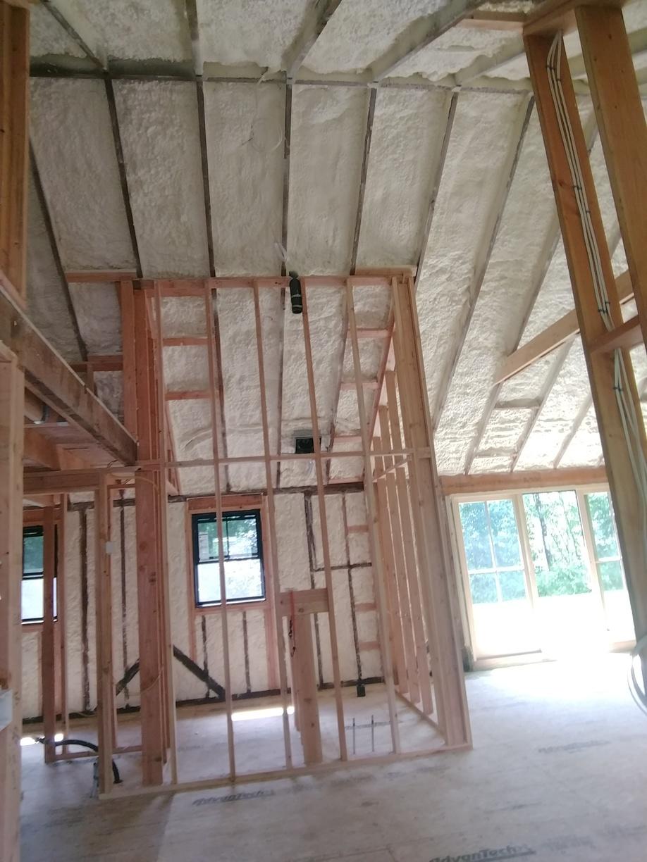 Spray Foam Insulation Spray Foam Project In A Litchfield Ct Attic Spray Foam Insulation