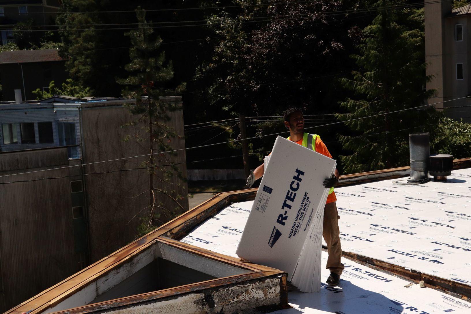 Types of Roofing Flat / Low Slope Roofing Flat roof underlayment