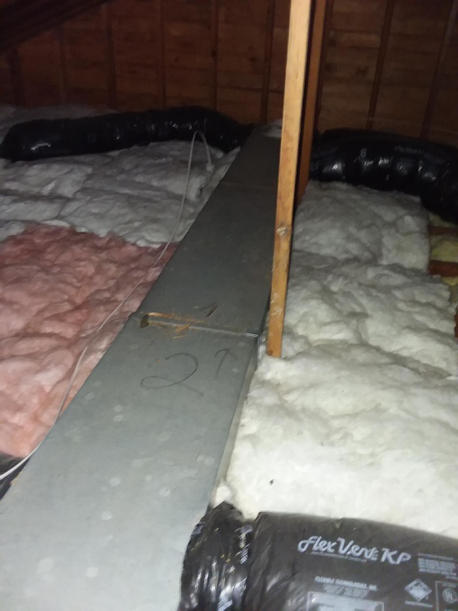 Attic Insulation in Brielle, NJ Uninsulated Duct Run