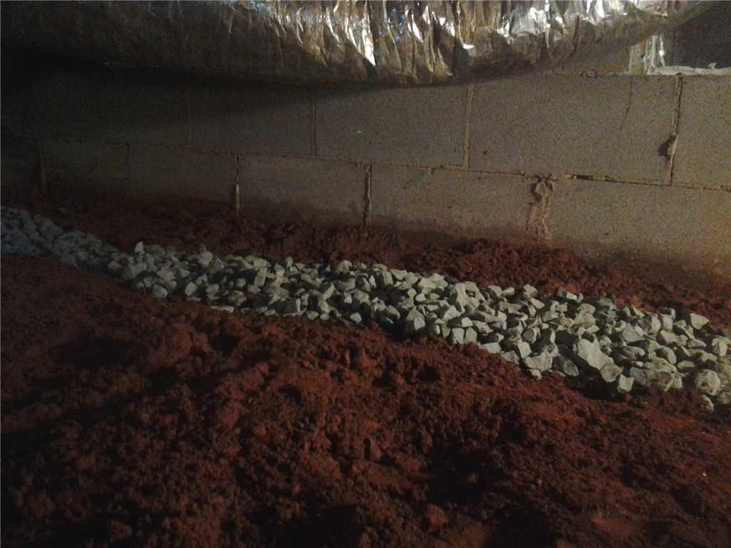 Crawl Spaces Pipe & Gravel Installation in Rutherfordton, NC Trench